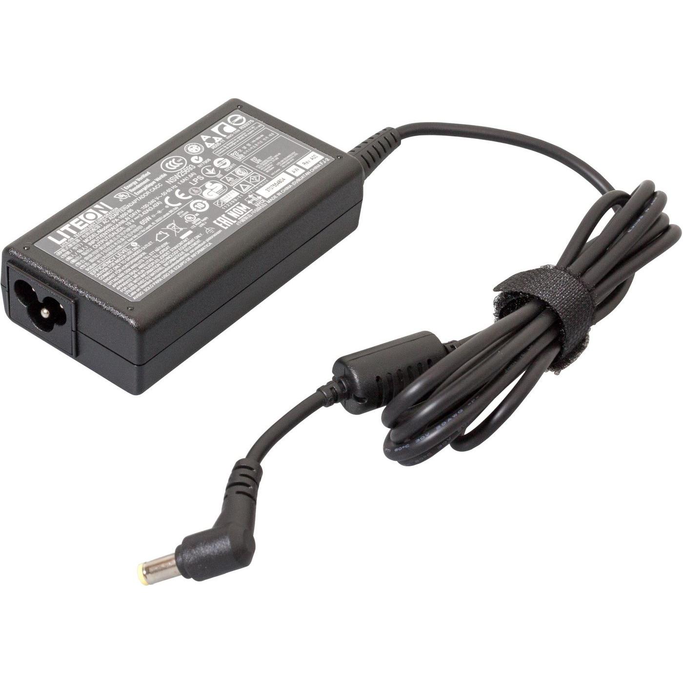 Acer Lite-On Netzteil (65 W), Notebook Netzteil, Schwarz