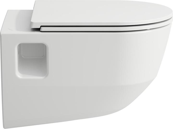 Produktbild Laufen Wand-WC PRO spülrandlos, Tiefspüler weiss LCC