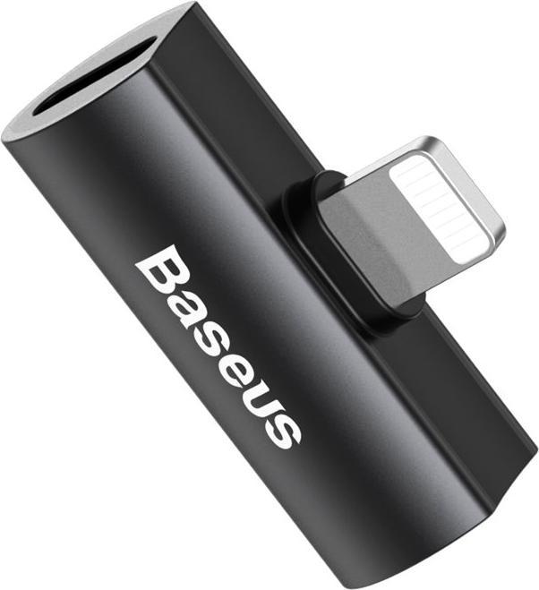 Actual product image PhoneLook Baseus adaptateur audio converter L46 double Lightning 2x (iPhone) (Transmitter & Receiver)