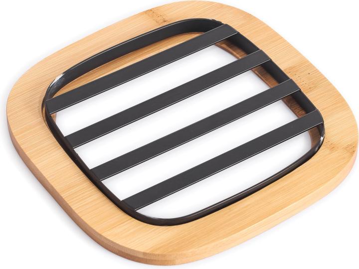 Produktbild Steinbach U-Topfuntersetzer schwarz und Bambus Elie