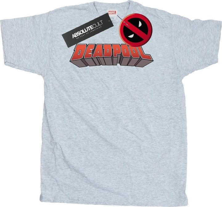 Image du produit - T-shirt DEADPOOL TEXT LOGO - Homme (S)