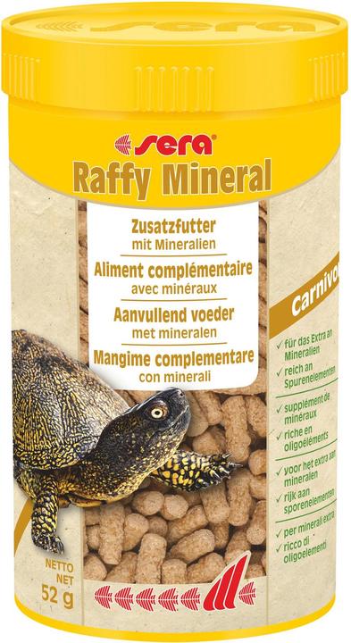 Immagine prodotto Sera Mangime complementare Raffy Mineral, 52 g (1 x, 0.05 kg)