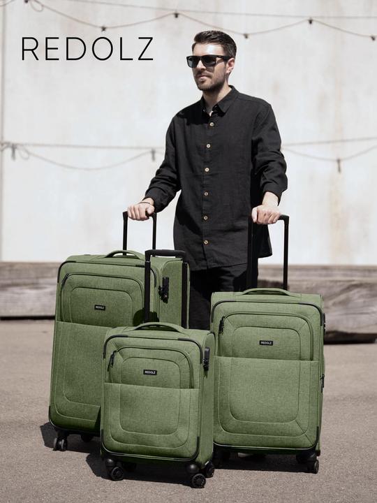 Produktbild Redolz Essentials 12 LARGE 4-Rollen Trolley 79 cm mit Dehnfalte (98 l)
