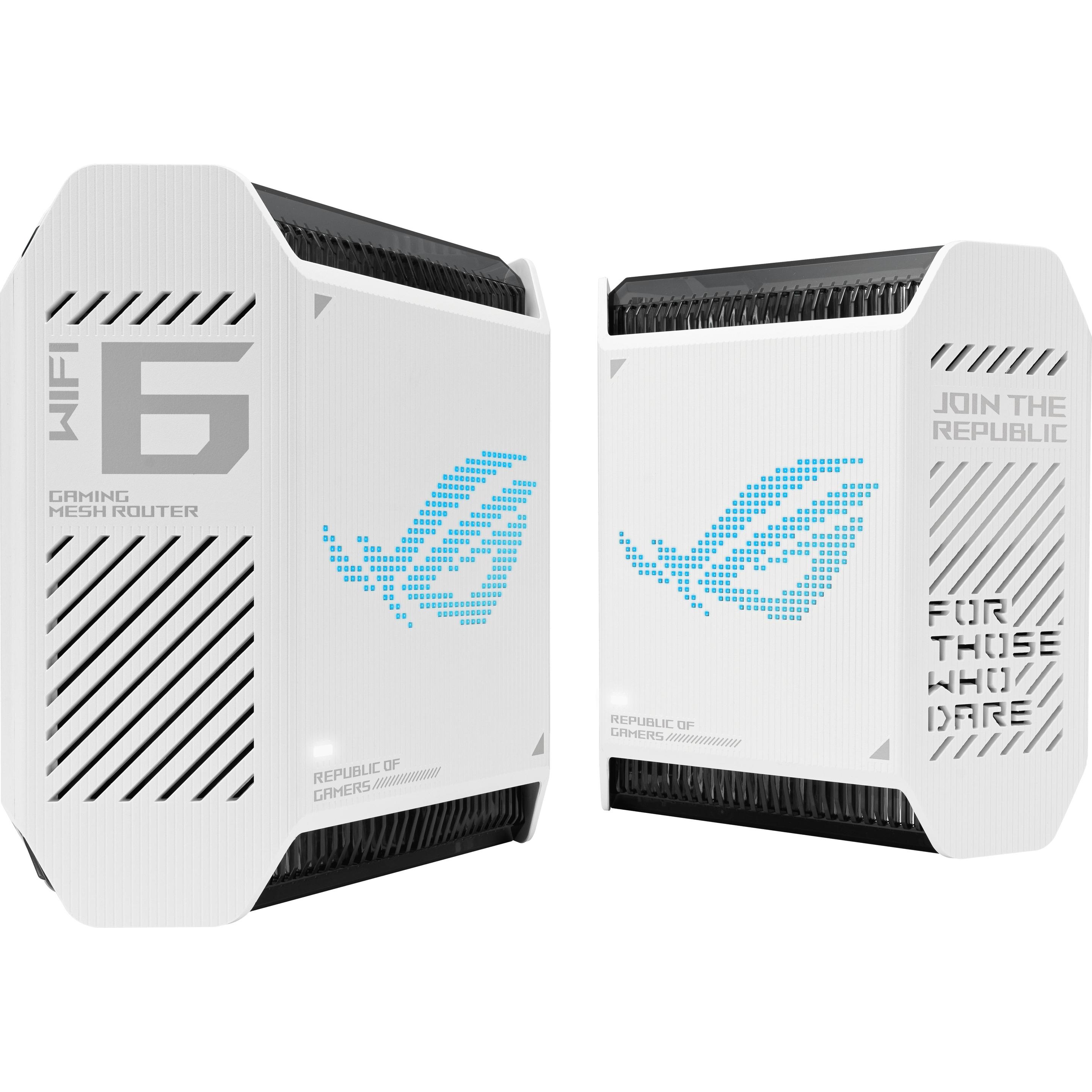 ASUS ROG Rapture GT6 2er-Set, Router, Weiss