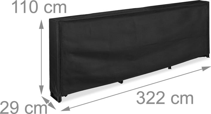 Actual product image Relaxdays Firewood rack