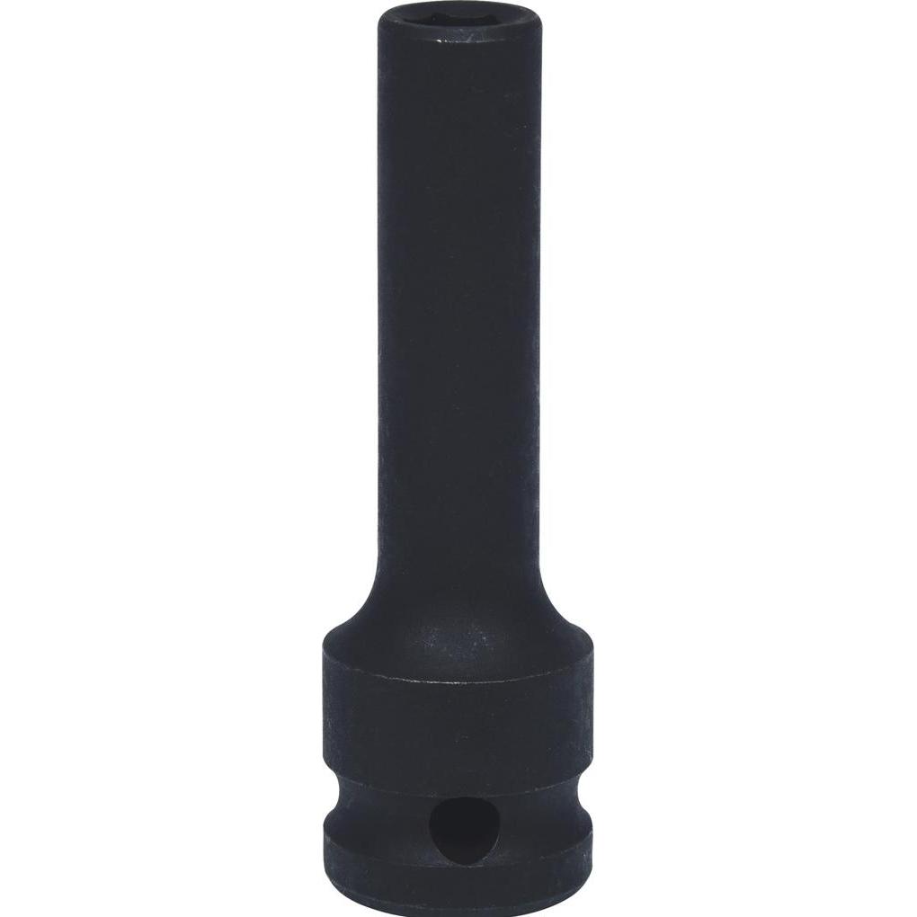 KS Tools, Steckschlüssel + Stecknuss, Werkzeuge-Maschinen GmbH 1/2 Sechskant-Kraft-Stecknuss, lang, 19mm, auf Hänger