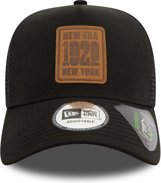 Produktbild New Era Repreve A-Frame Trucker Cap - BRAND PATCH schwarz (One Size)