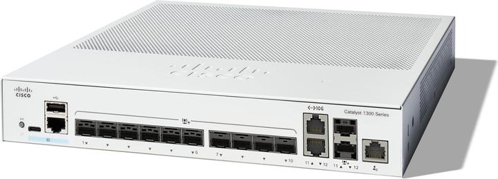 Image du produit Cisco CATALYST 1300 12-PORT SFP 2X10GE SHARED (12 ports)