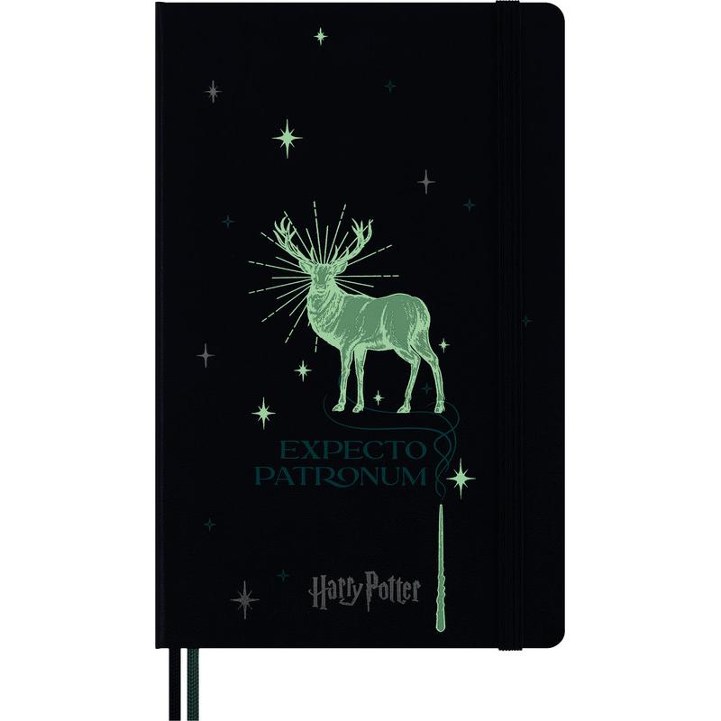 Thumbnail - Moleskine, Heft + Block, Harry Potter Patronum (130 x 210 mm, Liniert, Harter Einband)