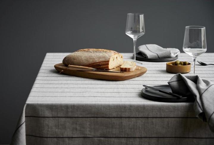 Image du produit Södahl Nappe Line 140 x 220 cm, gris foncé/gris clair (140 x 220 cm)