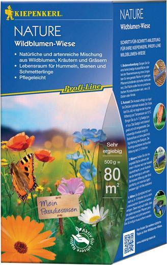 Produktbild Kiepenkerl Blumenwiesensamen P.L.Nature Wildblumen-Wiese 0,5 kg 80 m (Blumenzwiebel)