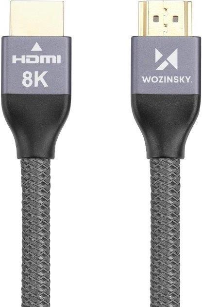 Produktbild Wozinsky cable HDMI 2.1 8K 60 Hz 48 Gbps / 4K 120 Hz / 2K 144 Hz 3 m silver (WHDMI-30) (3 m)