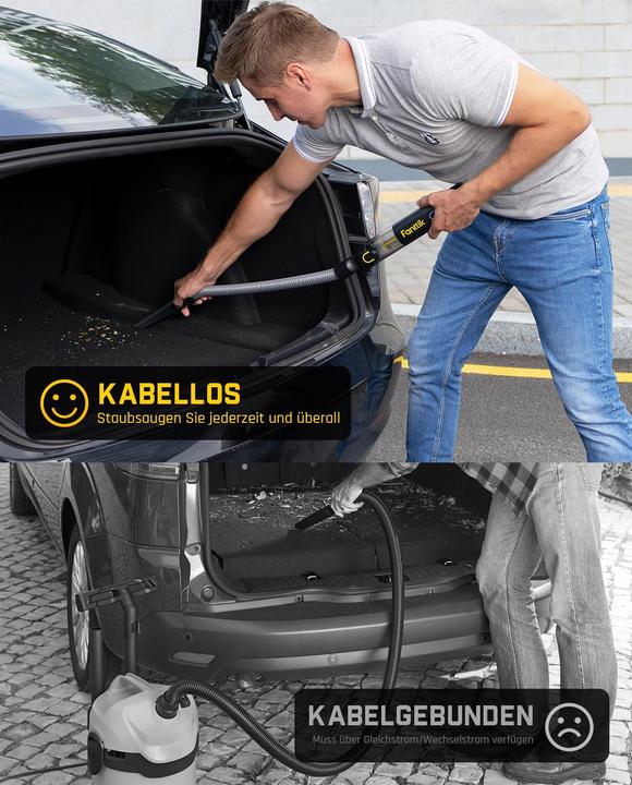 Produktbild Fanttik Slim V8 Apex Akku-Autostaubsauger