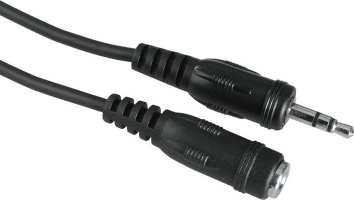 Actual product image Hama Audio cable, 3.5 mm jack plug/jack, stereo, 5 m (5 m, AUX cable)