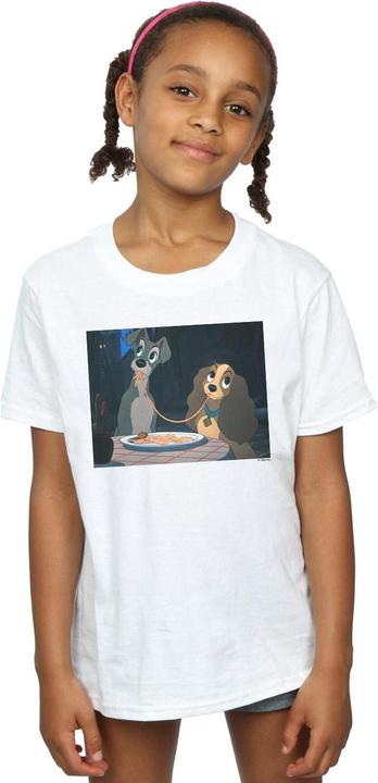 Produktbild Disney Lady And The Tramp Spaghetti Slurp TShirt Mädchen (116)