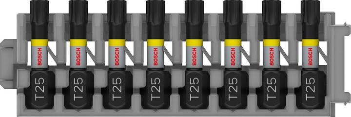 Produktbild Bosch Zubehör PRO Torx Impact Bit, T25, 25 mm, 8-tlg. (Innensechsrund TX)