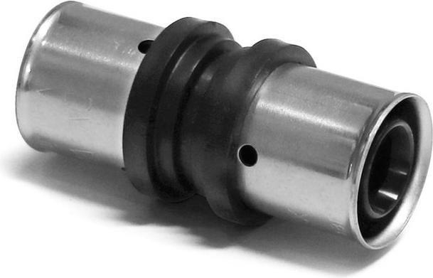 Actual product image Sanpro THPRESS PPSU pressfitting coupling - socket with TH contour 26x3 - 26x3 (Pipe coupling)