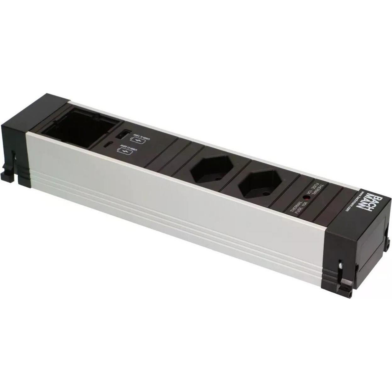 Bachmann, Steckdosenleiste, Power Frame (2 x, Typ 13, 0.20 m)