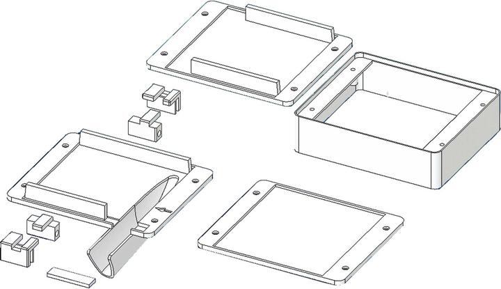 Productafbeelding Multiplex Servohouder UNIVERSAL S (1 set links/rechts)