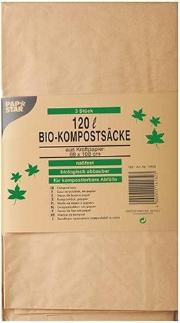 Immagine prodotto Papstar 14182 Marrone (3 x, 120 l)