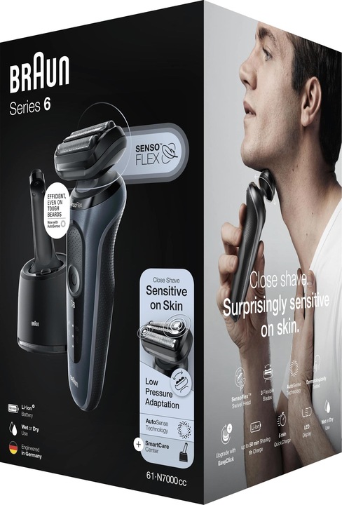 Image du produit Braun Series 6 61-N7000CC + rasoir CCR