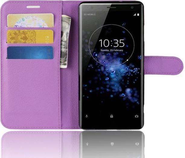 Produktbild MU Classic Litchi Leder Bookcover Series (Sony Xperia 10)
