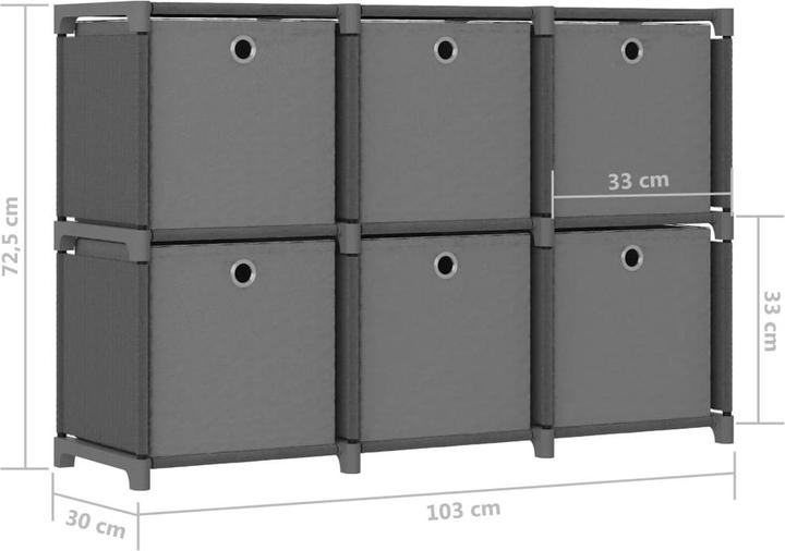 Image du produit vidaXL Standregal (103 x 30 x 72,5 cm)