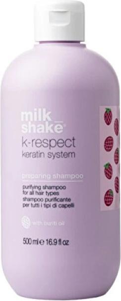 Produktbild Milk_Shake K-Respect Keratin System Smoothing Shampoo 1000ml (Läuse Shampoo, 1000 ml)