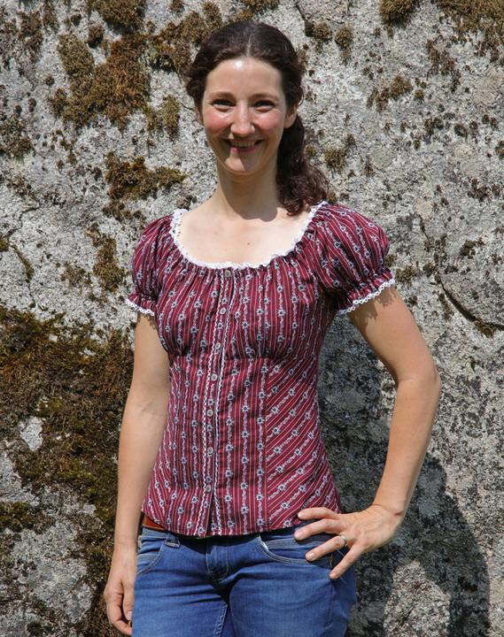 Produktbild Jenni Hemden Puffärmelibluse Emily (42)