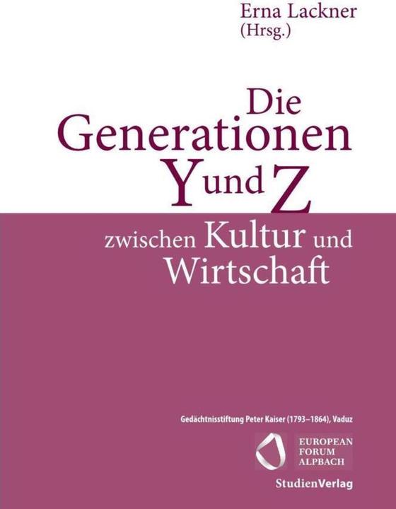Produktbild Die Generationen Y und Z zwischen Kultur und Wirtschaft (Deutsch, 2015)