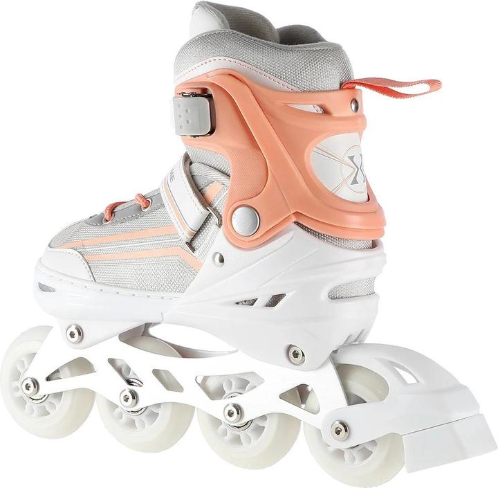 Actual product image Nils NH18190 2in1 WHITE AND PINK SIZE M. L(39-43) INLINE SKATES WITH DIMENSION. TUL. ICE HOCKEY EXTR (39, 40, 41, 42, 43)