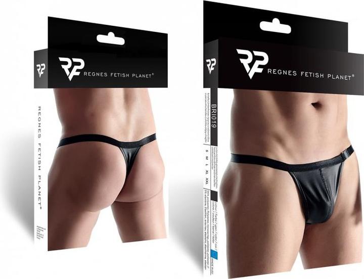 Immagine prodotto Regnes Fetish Planet Perizoma Wetlook con pelle (L)
