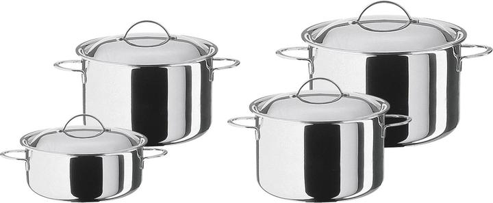 Spring Cristal saucepan set (Pan set + pot set, Stainless steel)