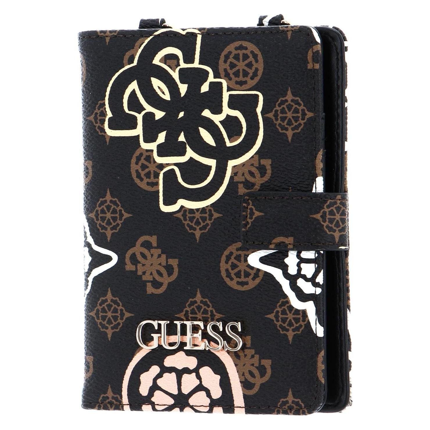 Guess, Damen, Portemonnaie, House Party Passport Case, Mehrfarbig