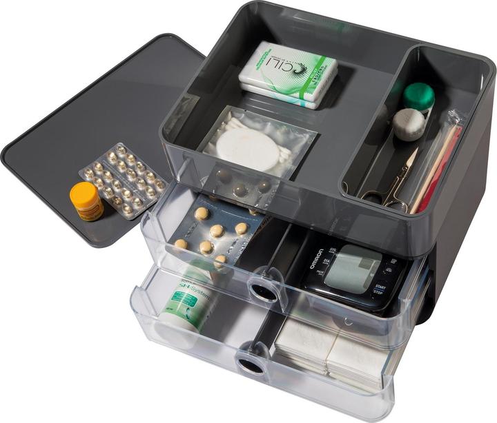 Produktbild Han Schubladenbox Allison Smart-Box Plus 2 Schubladen, Glasklar