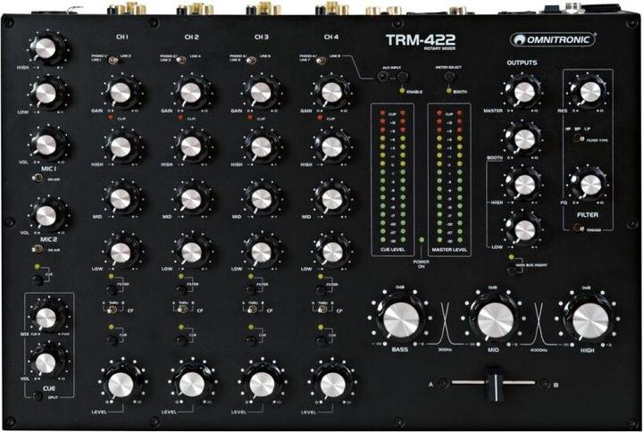 Produktbild Omnitronic TRM-422 4-Kanal Rotary-Mixer (Studio- und Livemixer)