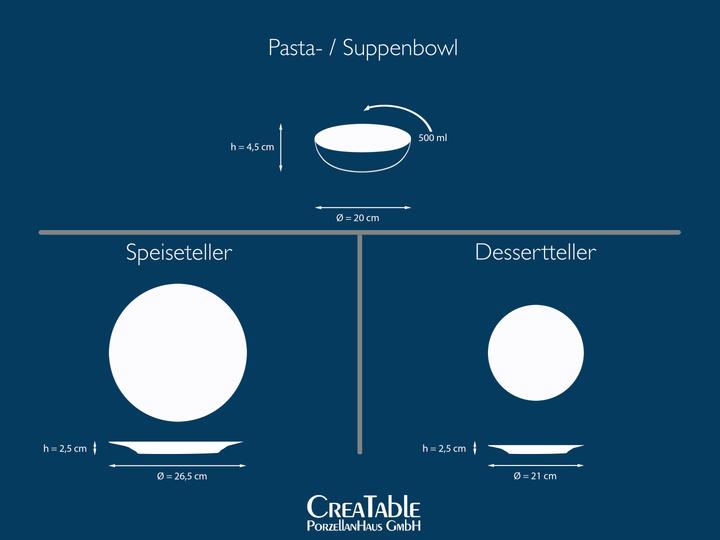 Produktbild CreaTable Arabesque (18 Stk.)