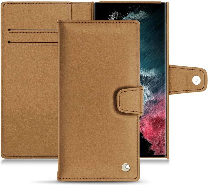 Produktbild Noreve Lederschutzhülle Wallet (Samsung Galaxy S22 Ultra (5G))