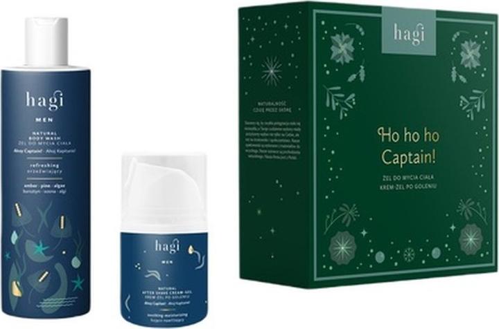 Hagi Hagiset Ho Ho Ho Kapitän Ahoj Body Wash Gel 300ml und Aftershave Cream Gel 50ml (300 ml)