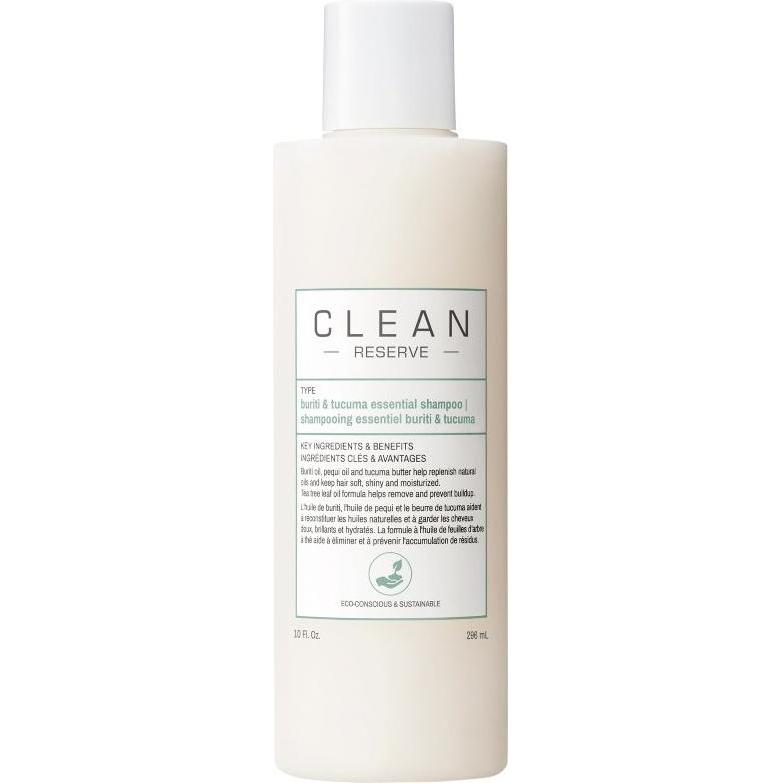 Clean, Shampoo, Buriti & Tucuma Essentials Shampoo (296 ml, Flüssiges Shampoo)
