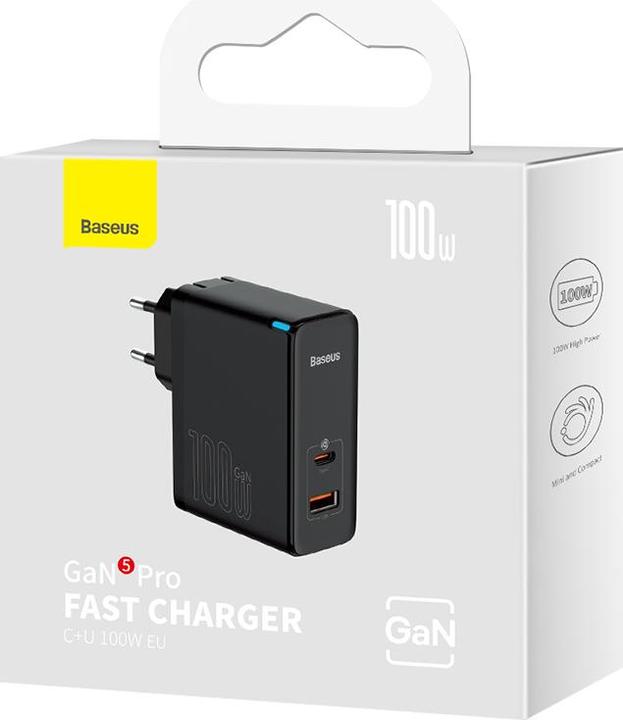 Actual product image Baseus 100W GaN5 Pro Fast Charger (100 W)