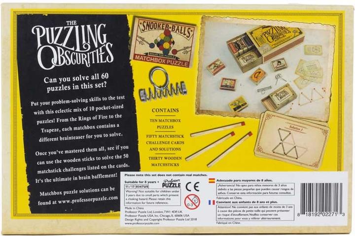 Immagine prodotto Professor Puzzle Puzzling Obscurities (Inglese)