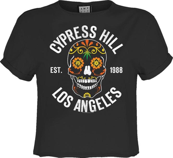 Immagine prodotto Amplified Floral Skull Maglietta Corta Cypress Hill Donna (XL)