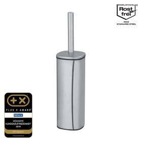 Produktbild Wenko WC-Garnitur Mod. Alassio, matt WC-Bürstenhalter aus Edelstahl