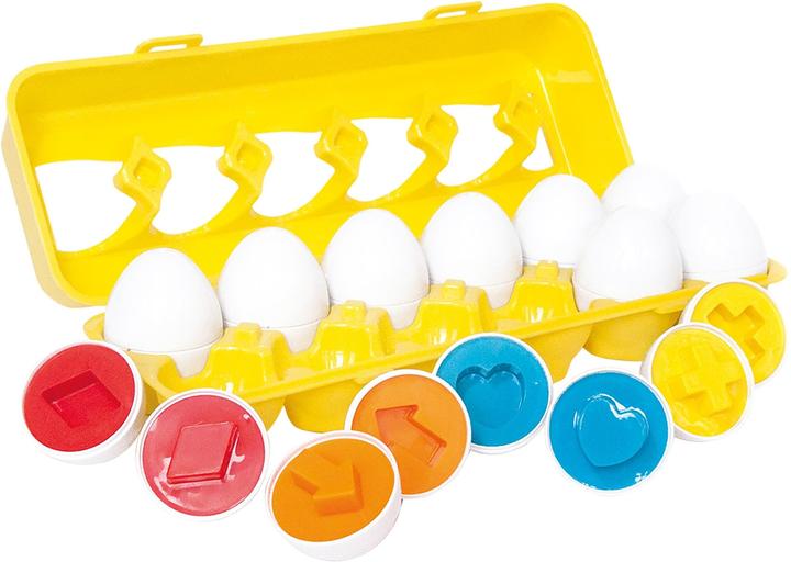 Image du produit Spielmaus Kit de peinture et d'assemblage d'oeufs pour bébé, 12 pièces