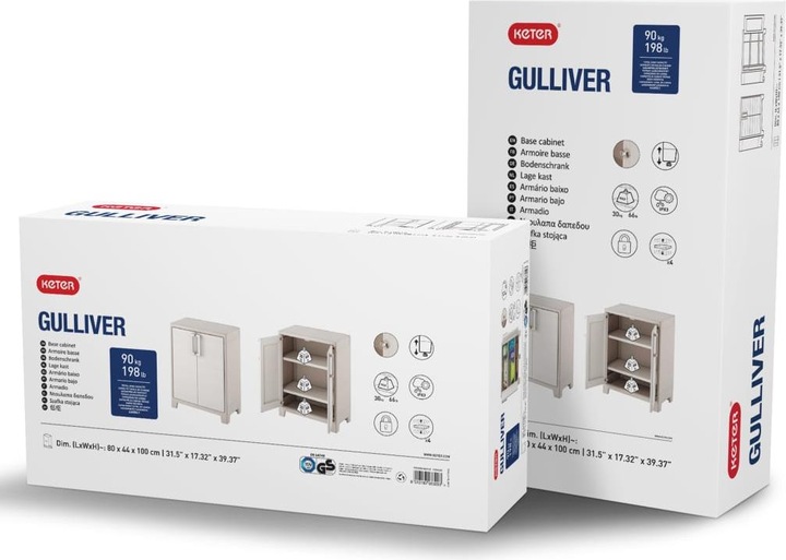 Image du produit Keter cab&shelves - Gulliver - Cabinet Low