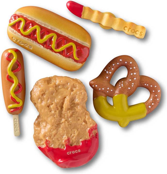Image du produit Crocs YUM Dipped Junk Food/5 Pack (Taille unique)