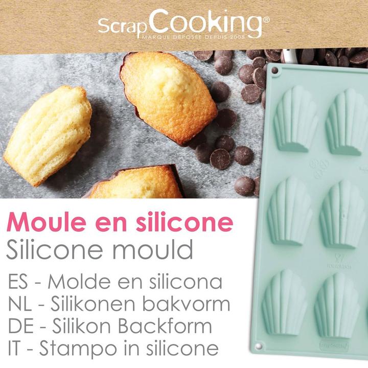 Produktbild ScrapCooking Silikonbackform Madeleines (4.50 cm)