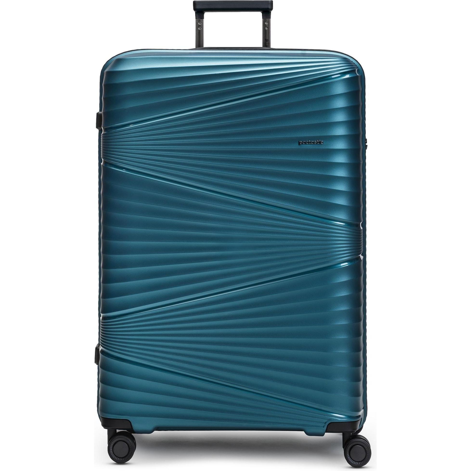 Pactastic, Koffer, Collection 02 THE LARGE 4 Rollen Trolley 77 cm, Türkis, (111 l, XL (ab 115l))