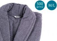 Produktbild Berilo Grauer Bademantel 500gr m/l (L, M)